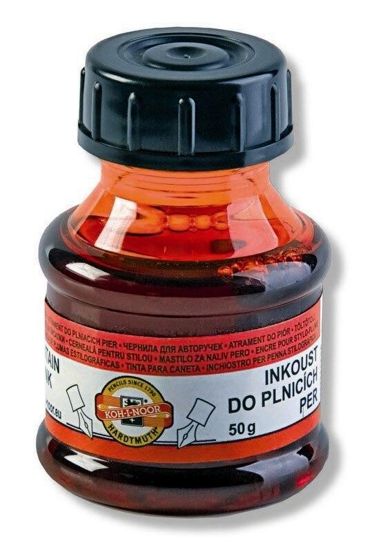 Koh-i-noor inkoust 50 gr červený