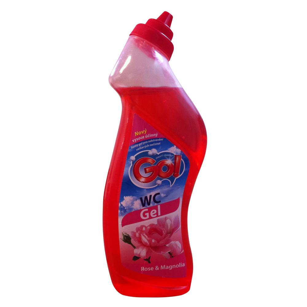 GO! WC gel Rose a Magnolia 750ml červený