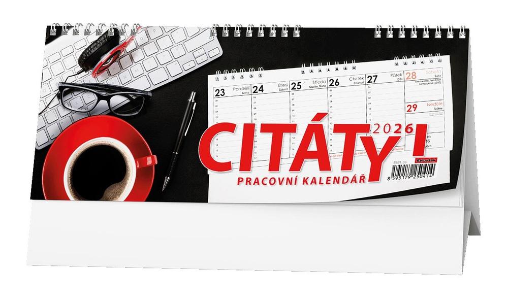 Baloušek Tisk kalendář stolní pracovní Citáty I.