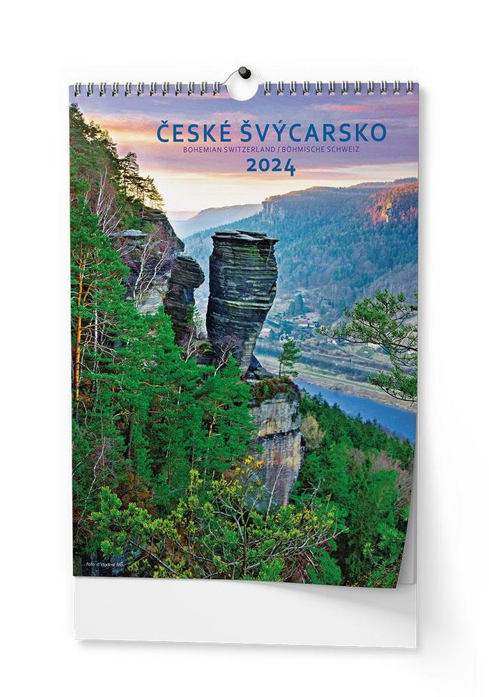 Baloušek Tisk kalendář nástěnný A3-vyprodáno České Švýcarsko