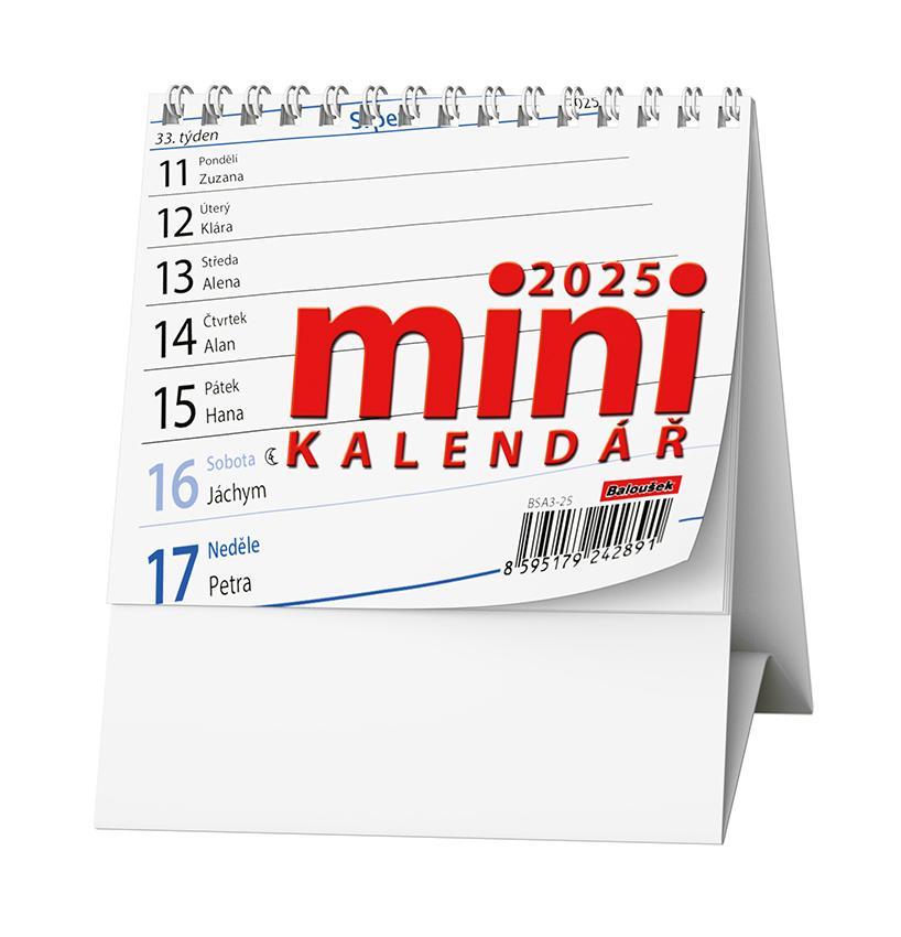 Baloušek Tisk kalendář stolní pracovní Mini