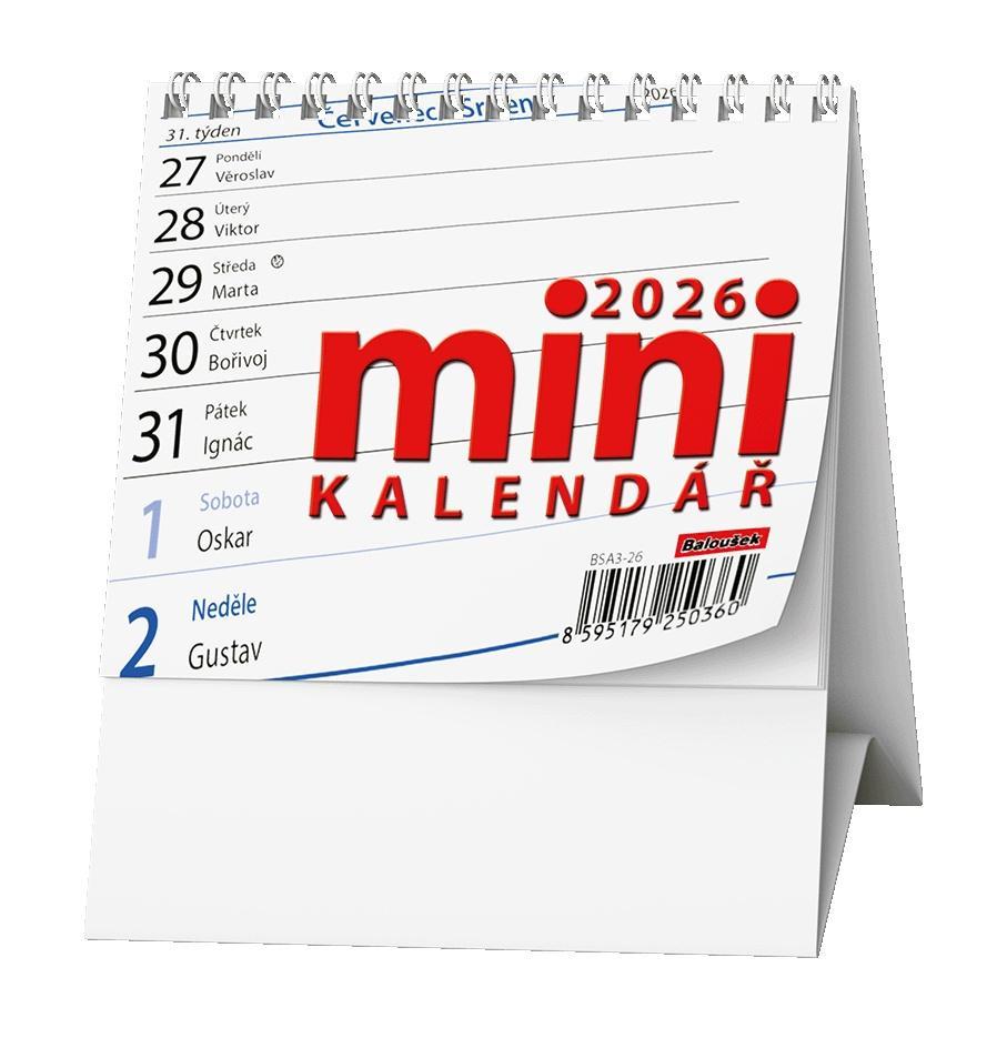 Baloušek Tisk kalendář stolní pracovní Mini