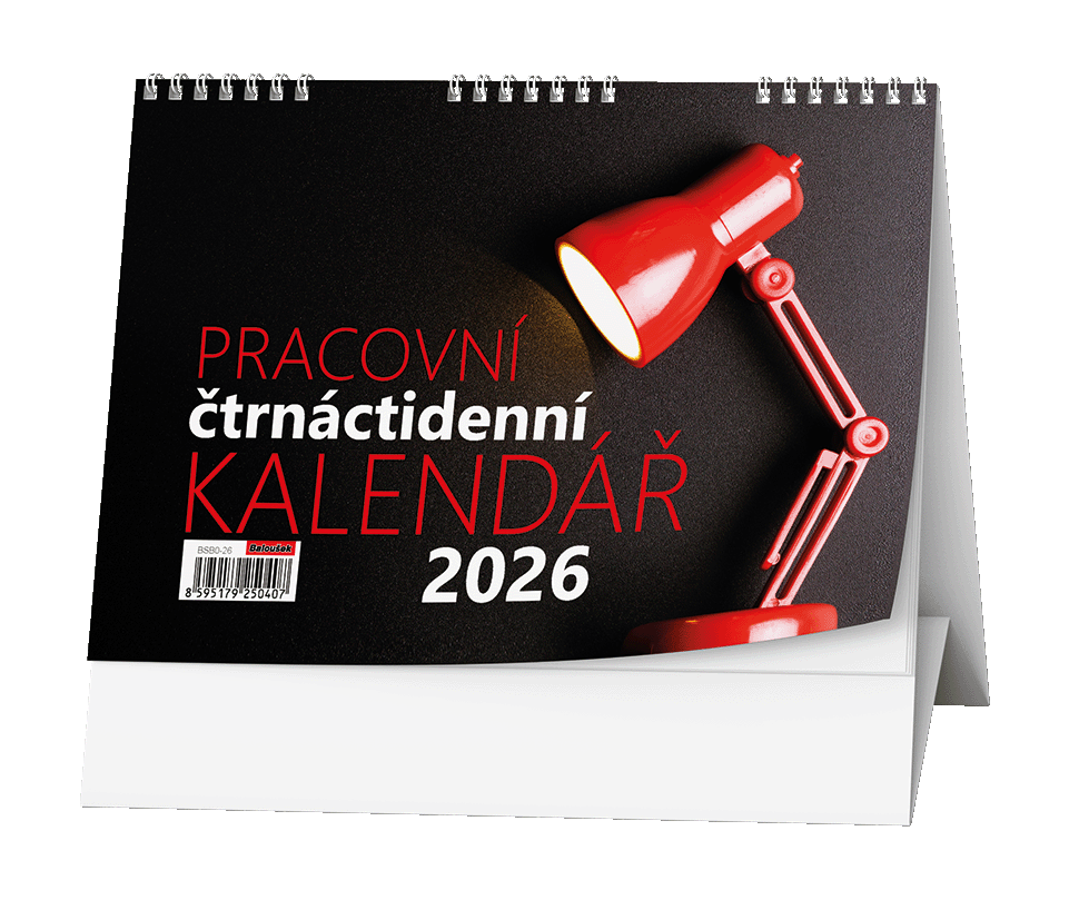 Baloušek Tisk kalendář stolní pracovní Čtrnáctidenní