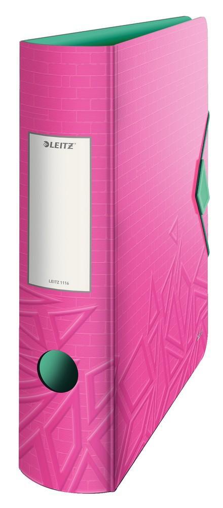 Leitz mobilní pořadač 180° Urban Chic A4 8,2 cm růžový