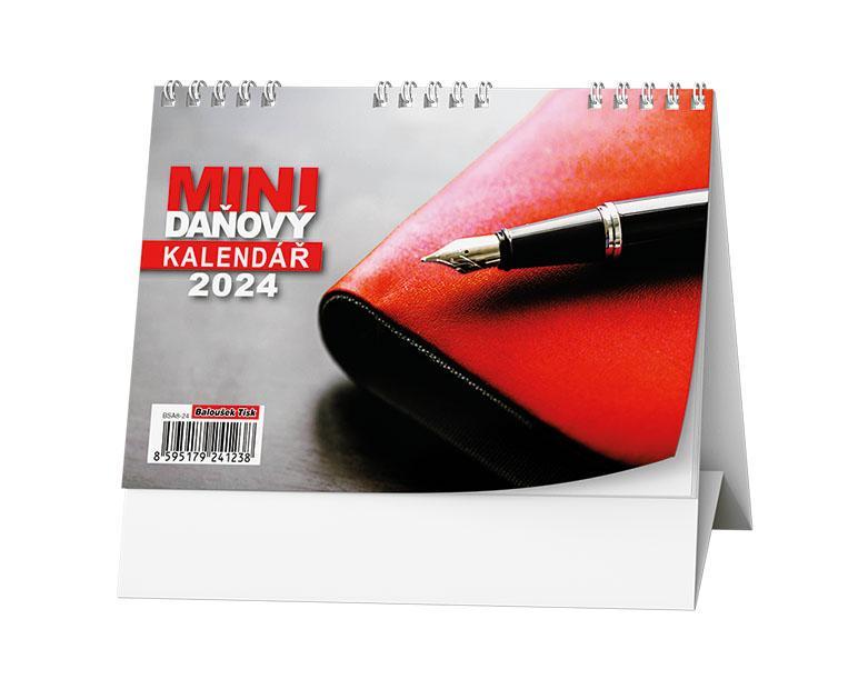 Baloušek Tisk kalendář stolní pracovní Red mini daňový