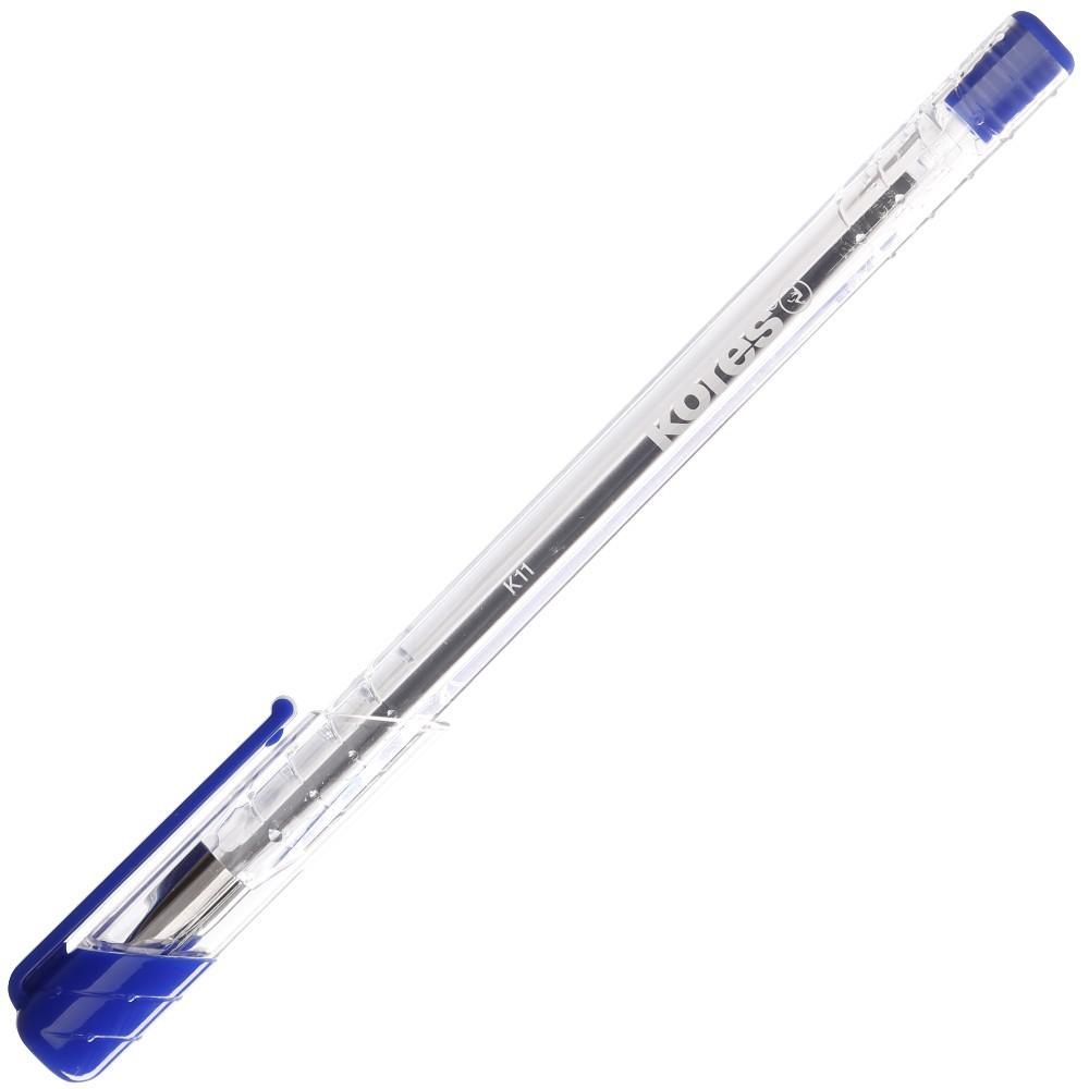 Kores pero kuličkové K11 trojhranné 1 mm, modré