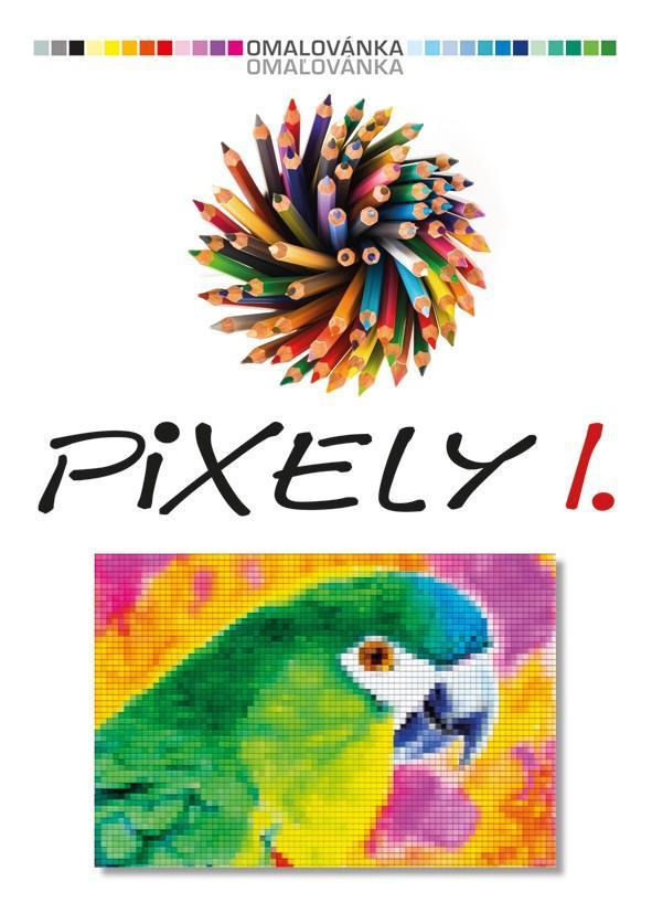 Baloušek Tisk omalovánky A4 Pixely I.