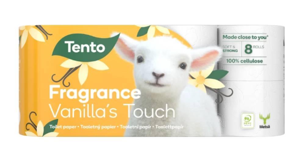 Tento papír toaletní Vanilla 3-vrst. celulóza / 8 ks
