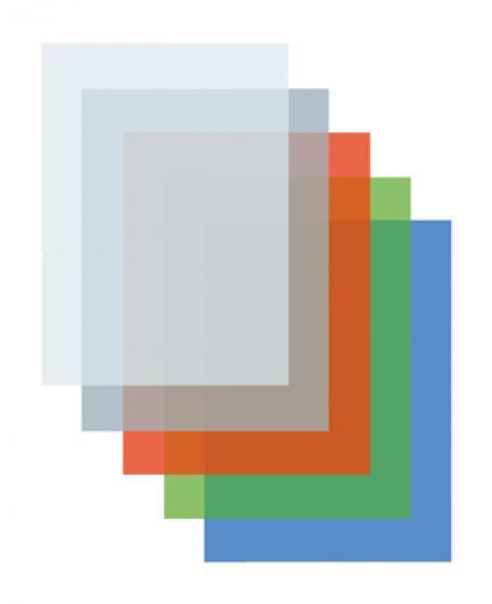 Přední strana - transparentní /100 ks zelená A4/200 mic.