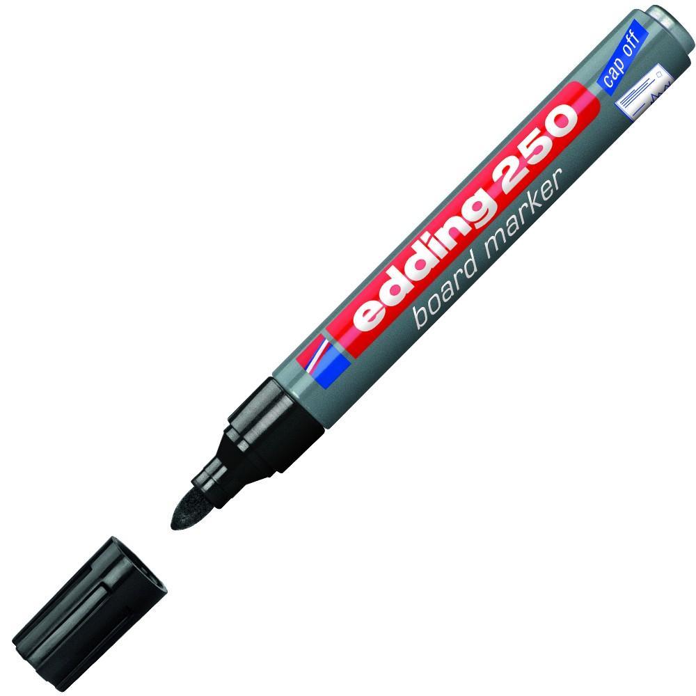 Edding značkovač 250 na bílé tabule plnitelný černý