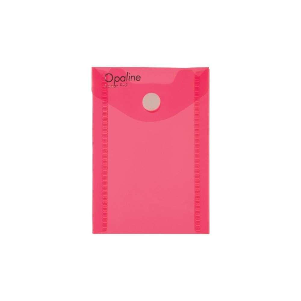 KARTON P+P spisovka s drukem na výšku A7 průhledná růžová