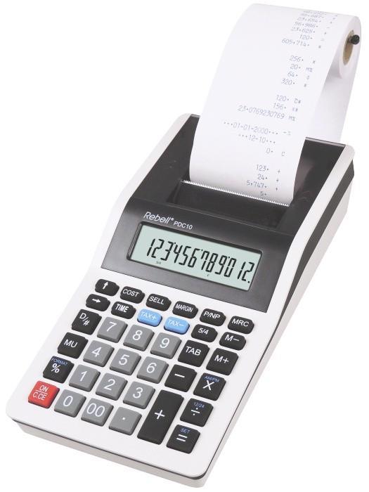 Rebell kalkulačka PDC 10 s tiskem / 12 míst