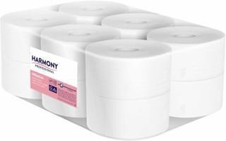 Harmony papír toaletní JUMBO Professional Ø 190 mm celulózový 2-vrstvý / 12 ks