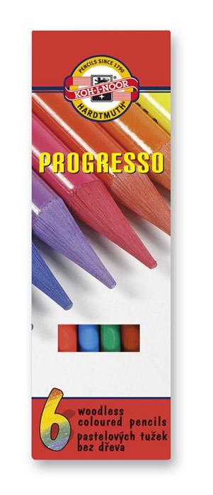 Koh-i-noor pastelky Progresso KIN 8755/6 v papírové krabičce