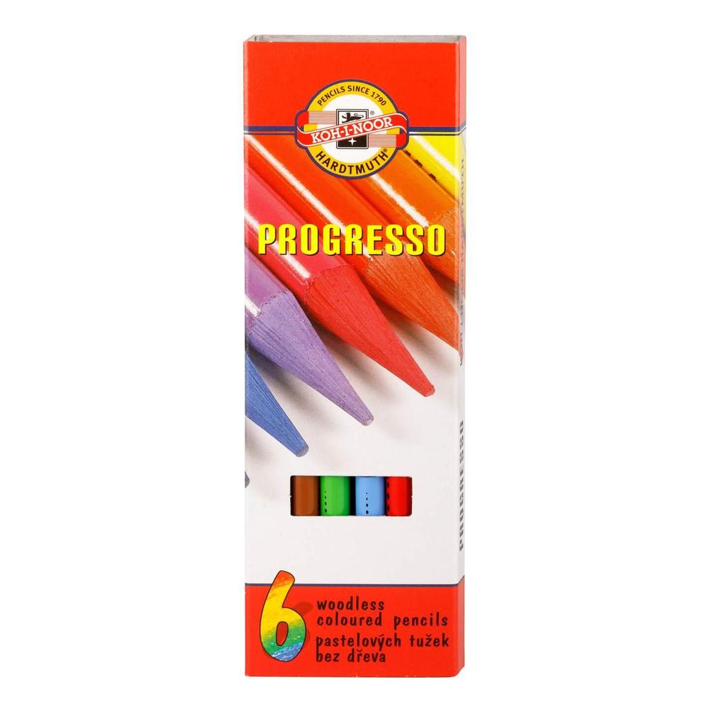 Koh-i-noor pastelky Progresso KIN 8755/6 v papírové krabičce