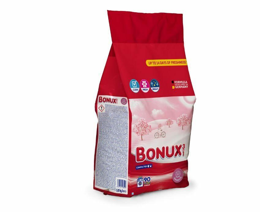 Prášek na praní BONUX 5,85kg (90 PD) Color 3v1 Magnolia