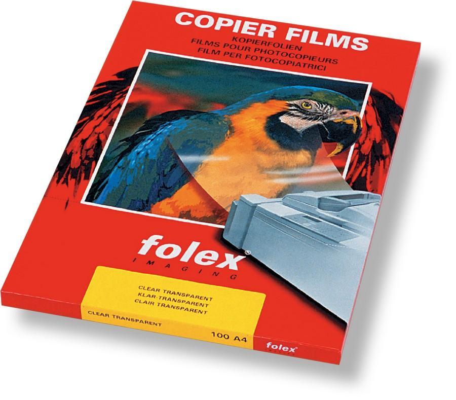 Fólie pro zpětnou projekci Folex X 10 pro černobílé kopírky 100 listů