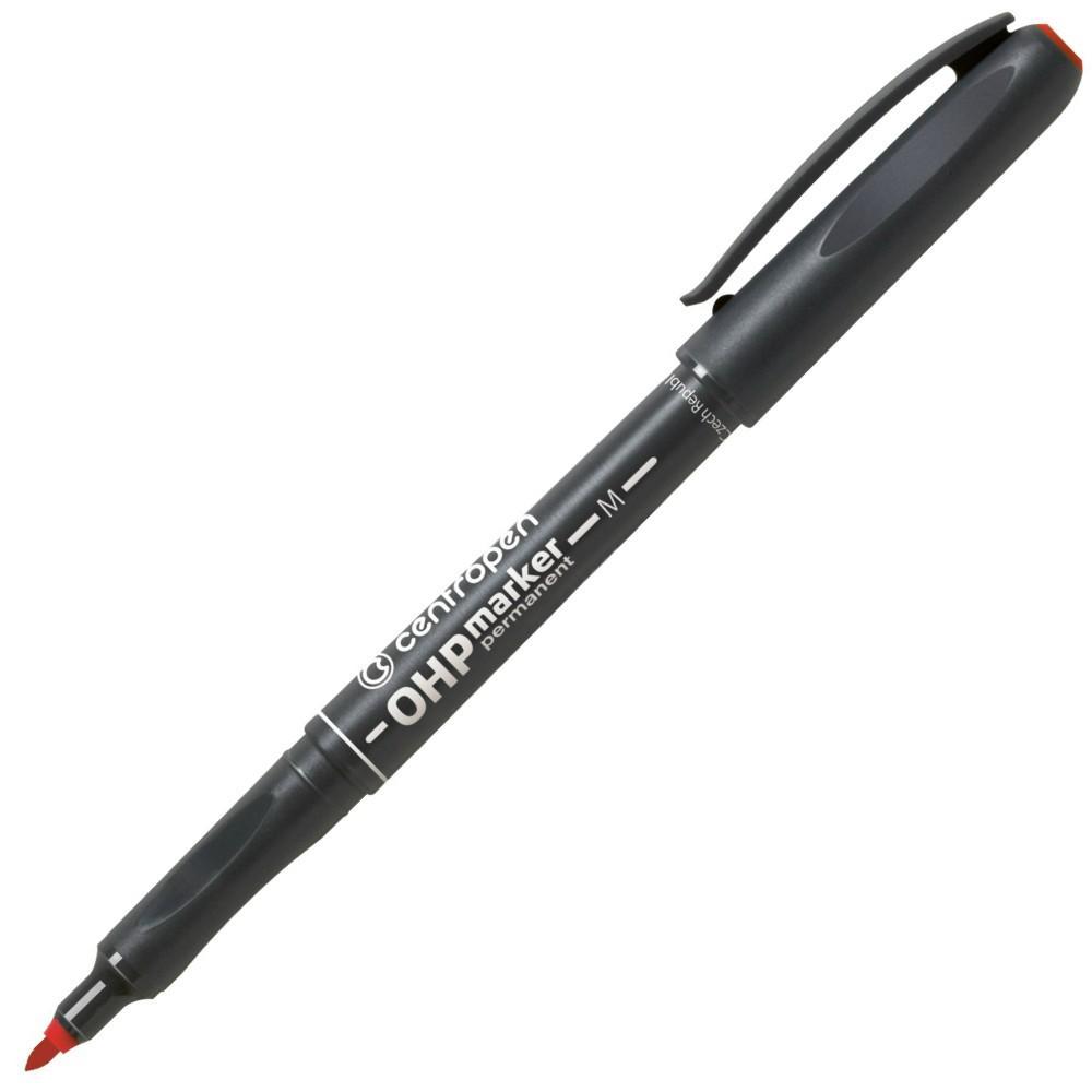 Centropen popisovač 2637 M OHP Permanent červený