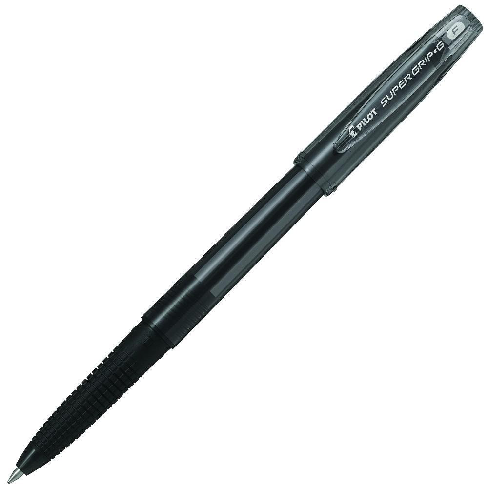 Pilot pero kuličkové 2043 Super Grip-G s víčkem černé