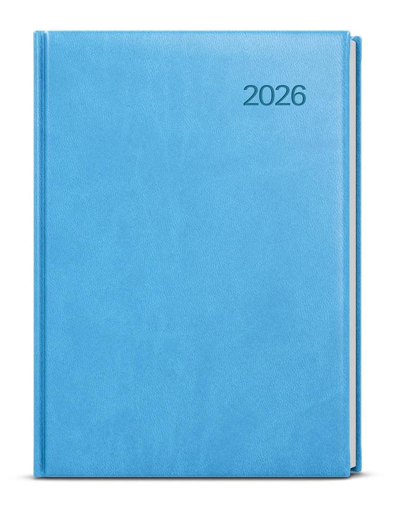 Baloušek Tisk diář denní David Vivella A5 světle modrý