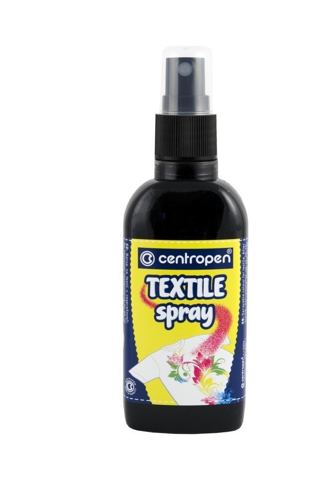 Centropen barva na textil 1139 sprej 110 ml černá