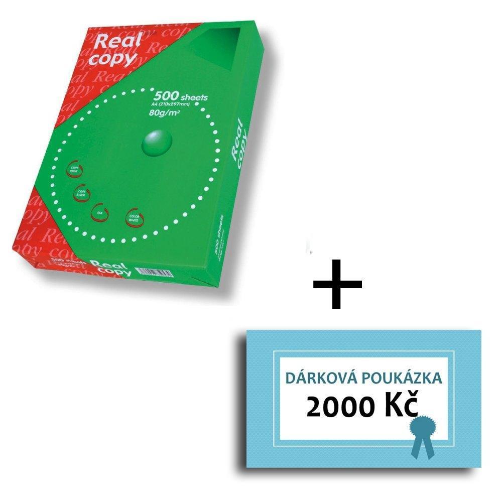 Real Copy papír kopírovací A4 80g 500 listů/240 balení