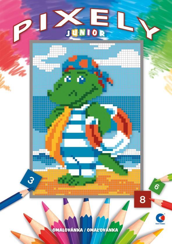 Baloušek Tisk omalovánky A4 Pixely Junior