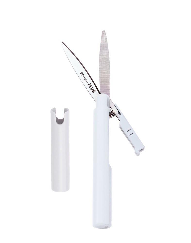 Plus nůžky kapesní bílé