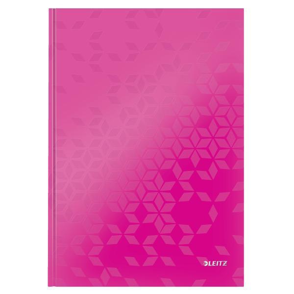 Leitz zápisník WOW A4 linkovaný růžový
