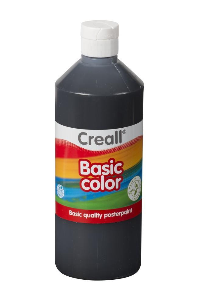 Creall barva temperová 0,5 l černá