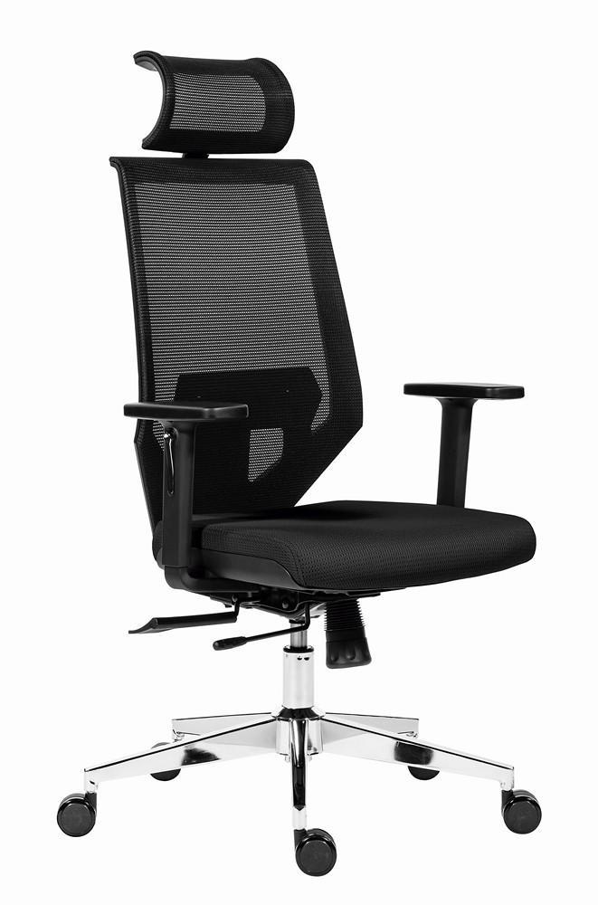 Kancelářská židle Edge NET černá / černý podsedák