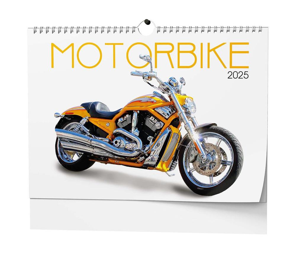 Baloušek Tisk kalendář nástěnný A3 Motorbike - na šířku