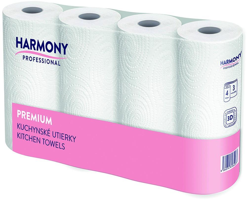 Harmony ručník v roli Professional 3-vrstvý, 4 x 10,5 m / 4 ks