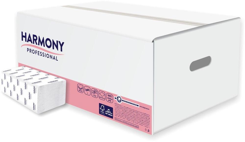 Harmony ručník ZZ Professional 2-vrstvý celulózový, 23 x 24, 150ks / 20bal.