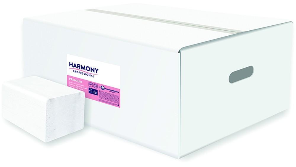 Harmony papír toaletní skládaný Professional 2-vrstvý celulózový / 40bal x 250ks