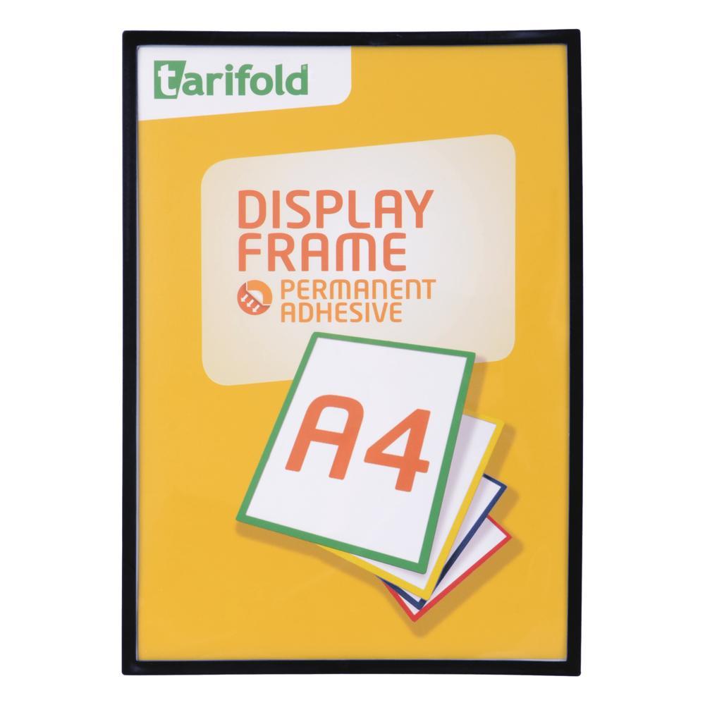 Tarifold display Frame samolepicí A4/1 ks černý