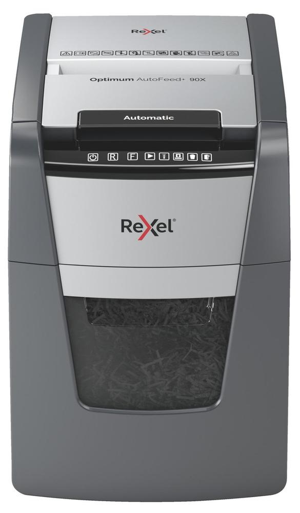 Rexell skartovačka Rexel Optimum AutoFeed 90X s křížovým řezem
