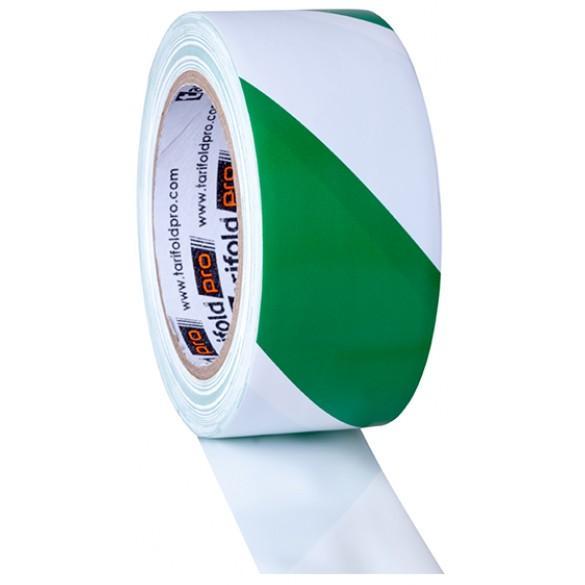 Lepicí páska podlahová Safety 50 mm x 33 m zelená/bílá