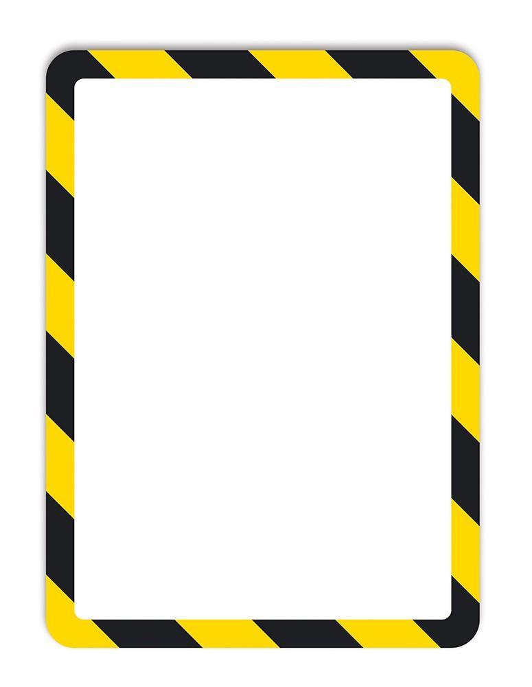 Tarifold - kapsy samolepicí Magneto bezpečnostní A4 / 2 ks žluto-černé
