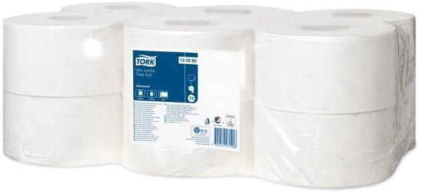 Tork papír toaletní 2-vrstvý recykl, 850útr. 170m, 12rolí