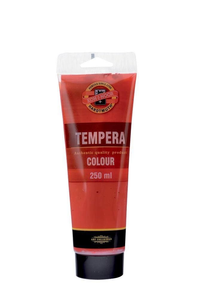 Koh-i-noor barva temperová tuba 250 ml sráž alizarinová (tmavě červená)