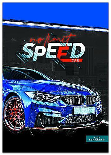 CONCORDE záznamní kniha A5 čtverečkovaná, 100 listů