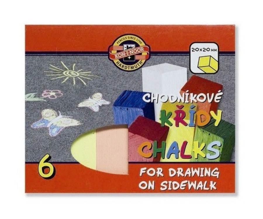 Koh-i-noor křída chodníková /6 ks