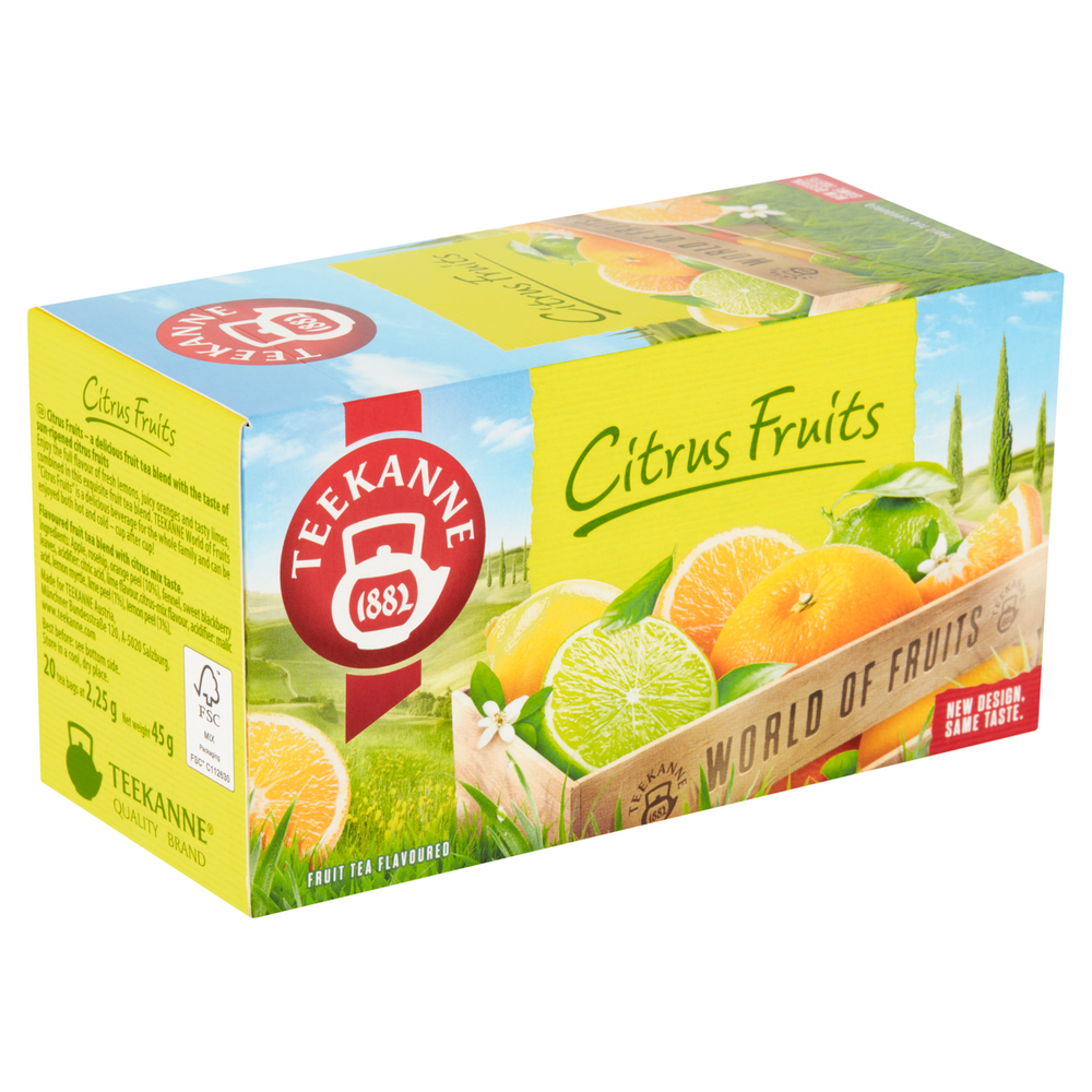 Ovocný čaj Teekanne Citrus Fruits / 20 sáčků