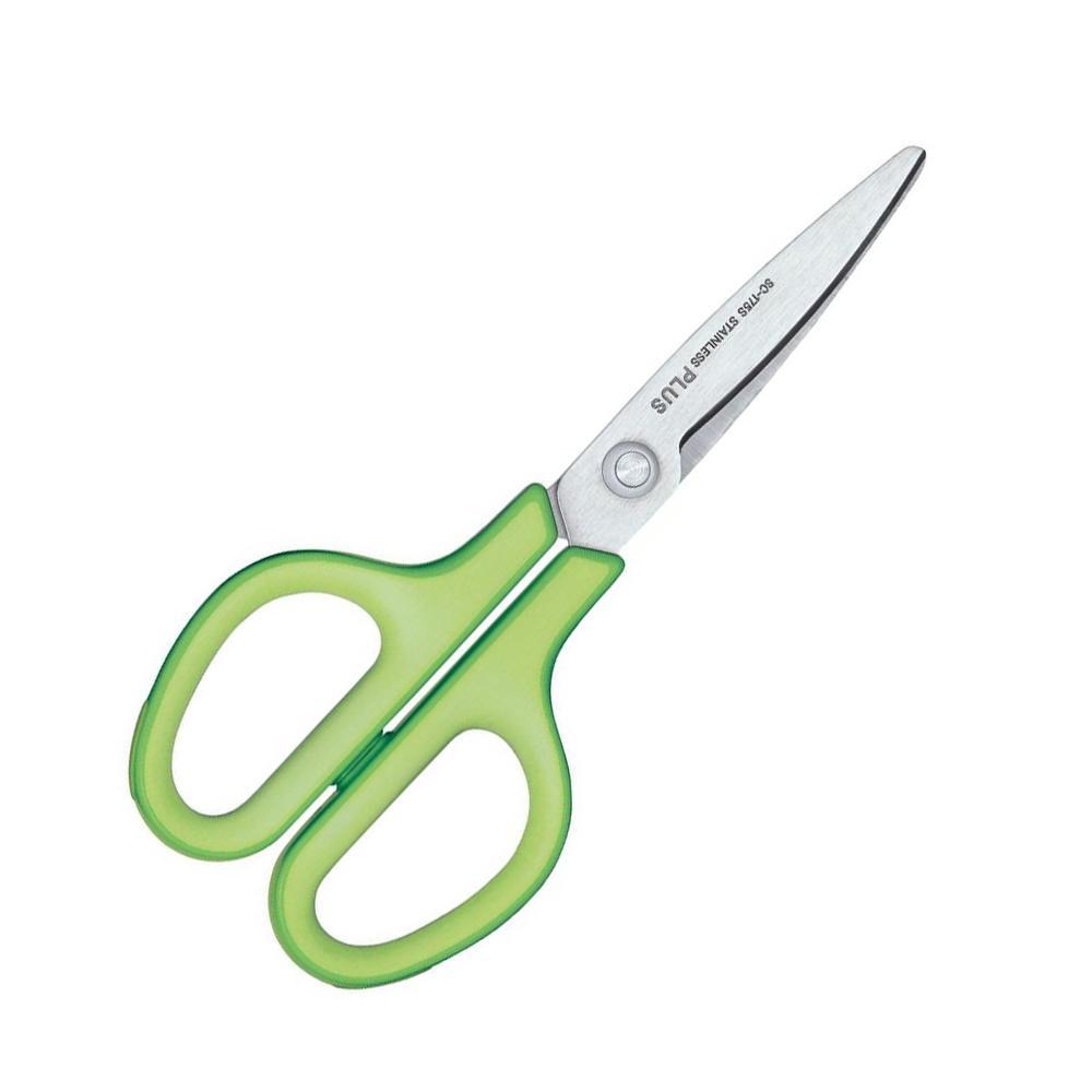 Plus nůžky kancelářské Fitcut 17,5 cm zelené