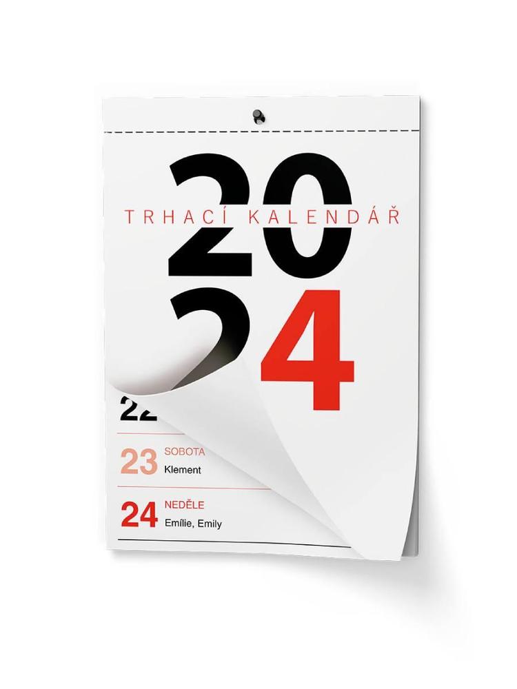 Baloušek Tisk kalendář nástěnný trhací Senior II. - A5