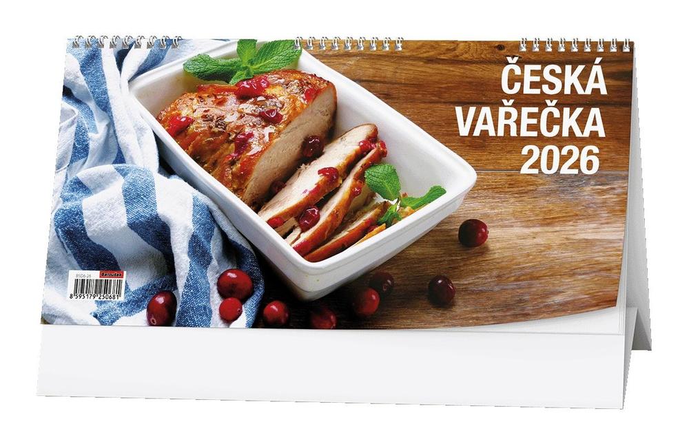 Baloušek Tisk kalendář stolní žánr. 14 dní Česká vařečka