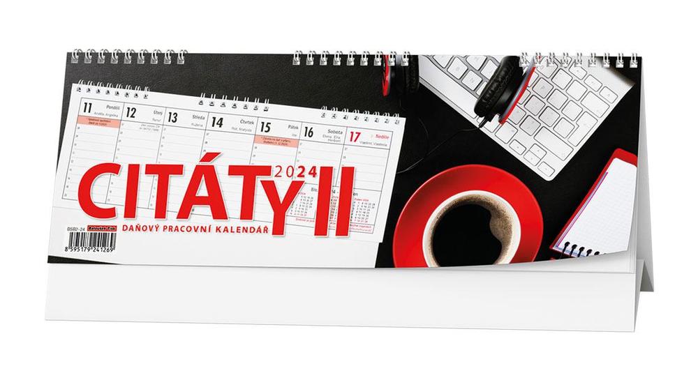 Baloušek Tisk kalendář stolní pracovní Citáty II.