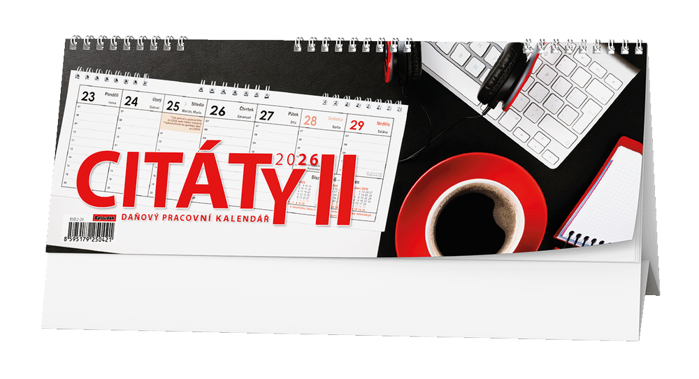 Baloušek Tisk kalendář stolní pracovní Citáty II.
