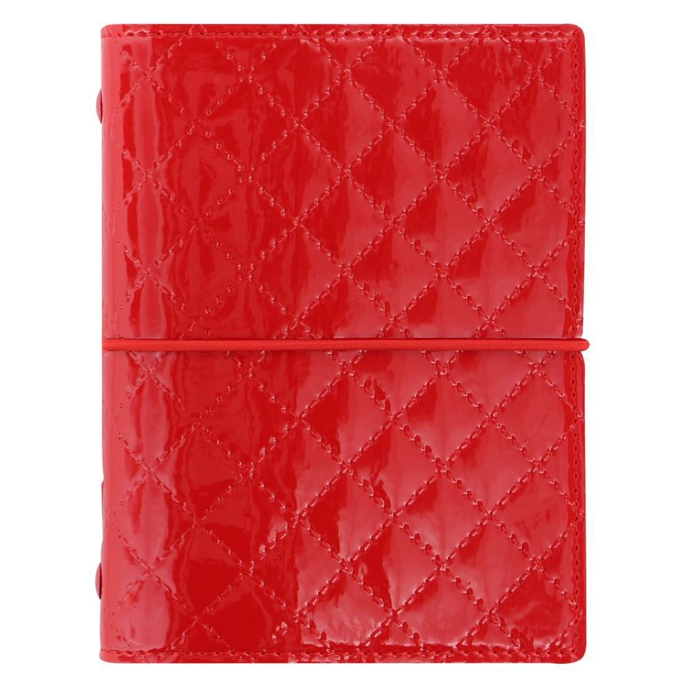 Filofax diář Domino Luxe kapesní červený